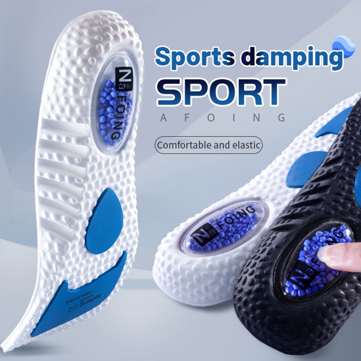 The Sneaker Care - 1Pair Upgrade Sports Shock Absorption Insole