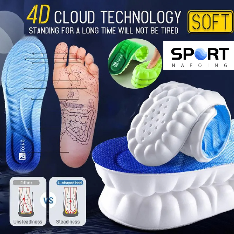The Sneaker Care - 4D Cloud Technology Sports Insoles for