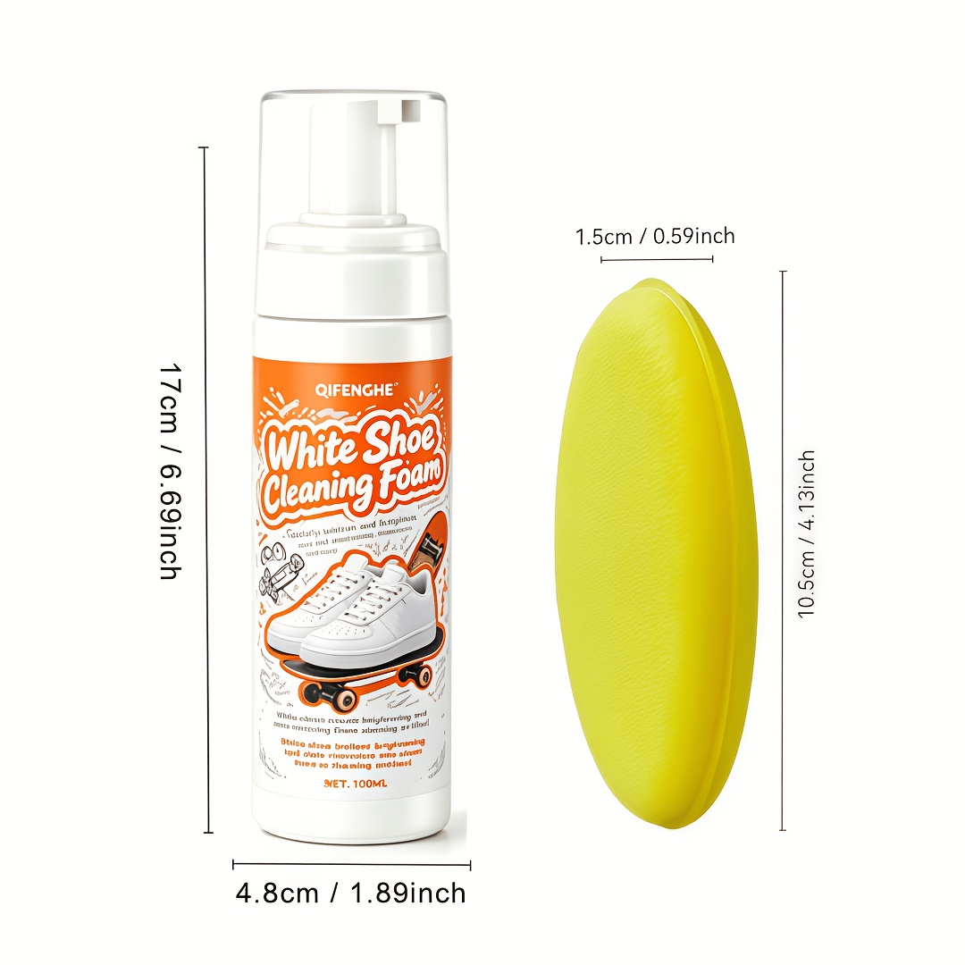Portable No Rinse White Shoe C - огляд і ціна The Sneaker Care