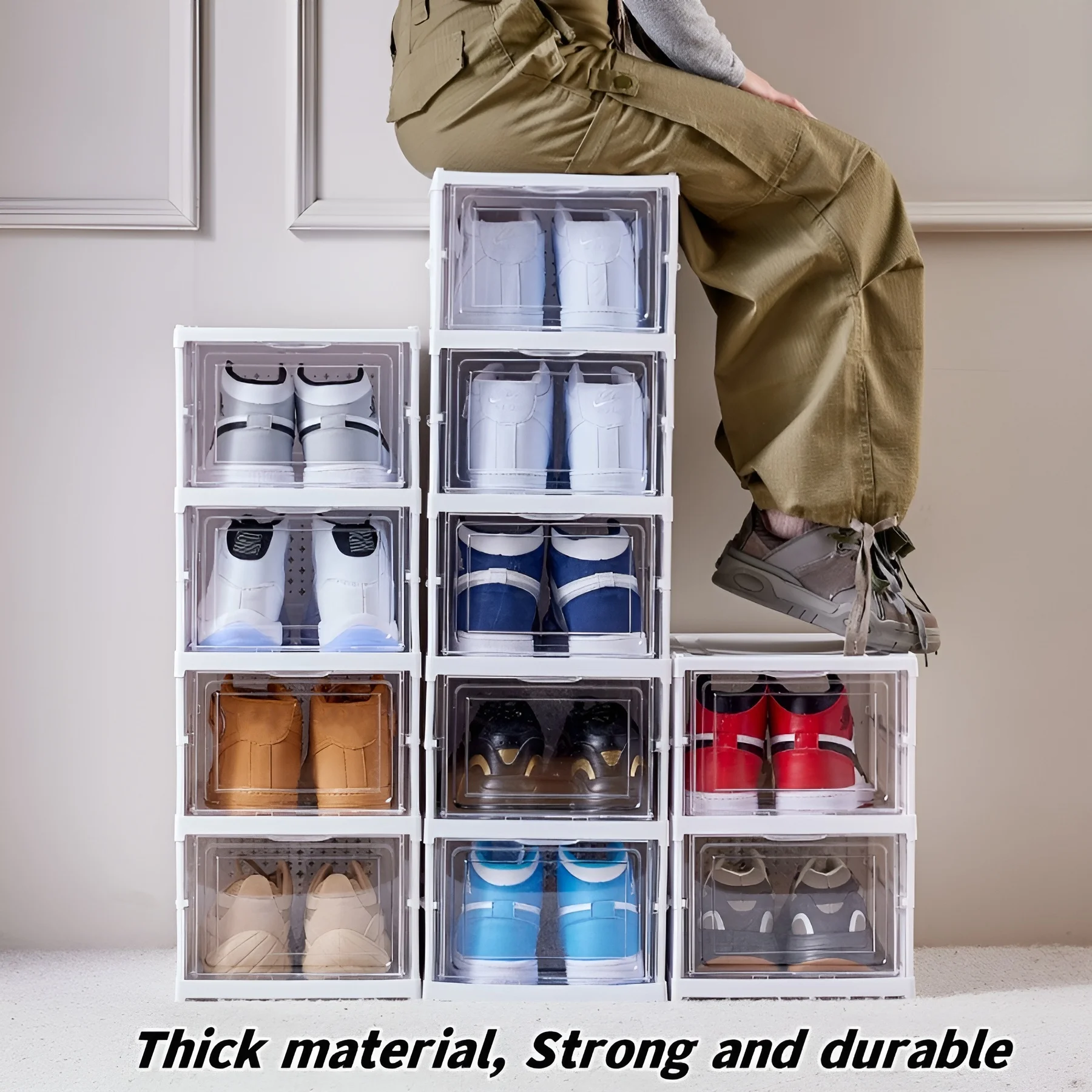 6 Layers Shoes Box Foldable Tr - огляд і ціна Sneaker Care Shoe Box