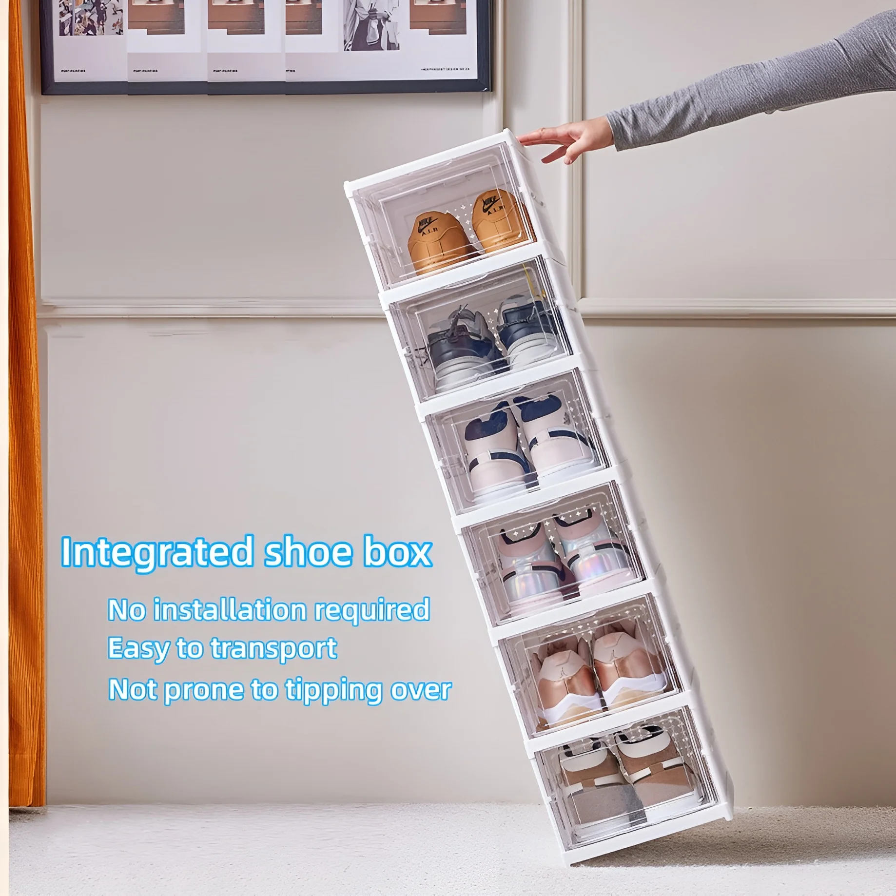 6 Layers Shoes Box Foldable Tr - огляд і ціна Sneaker Care Shoe Box